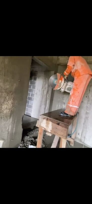 qumlama xidmeti: Beton kesme desme xidmeti beton kesen beton kesimi sesiz vibrasiyasiz — 3