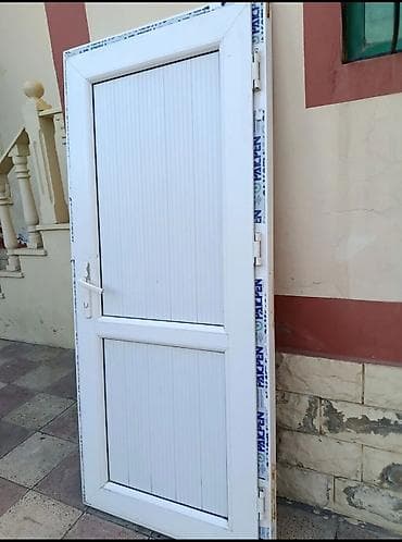 PVC giriş/terrasa qapısı - Material: Ağ PVC profil (Pakpen markalı
