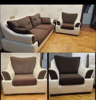 İşlənmiş, Divan, 2 kreslo