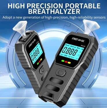 Нитриловые перчатки: Alkotester. Model: MR-503B Səs yayımı və yüksək dəqiqlikli LCD — 3