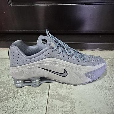 nike jaket: Nike Shox kişi idman ayaqqabısı – boz rəng - Model: Shox seriyası — 1