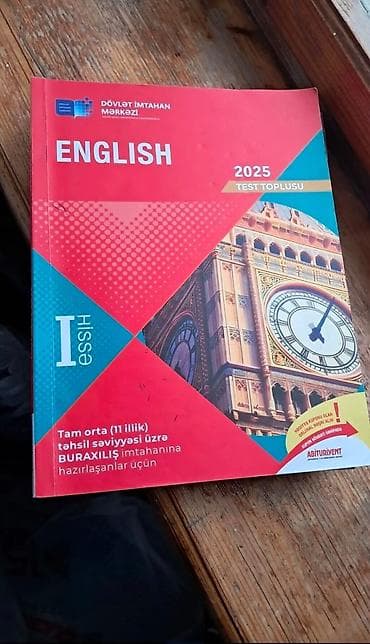 Məhsul: “English – Test Toplusu 2025”, I hissə Nəşriyyat: Dövlət