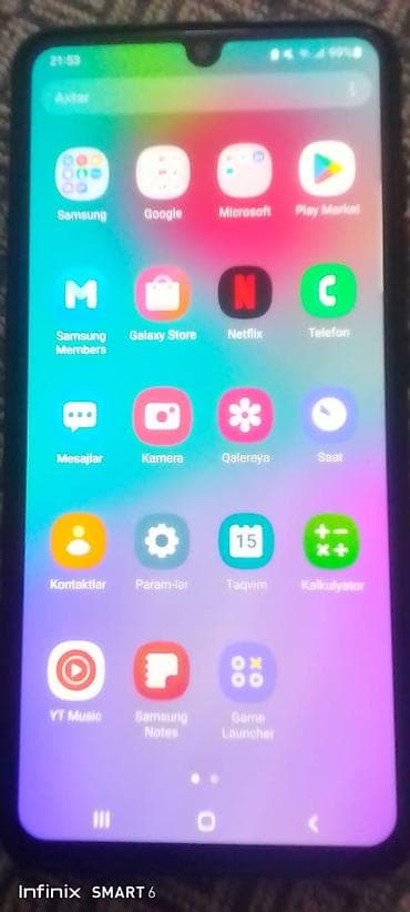 for x: Samsung Galaxy A31, rəng - Qara, Barmaq izi — 6