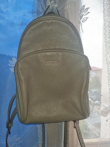 Aksesuarlar: Furla qadın bel-çiyin çantası (ryukzak) 100%original furla bezi — 1