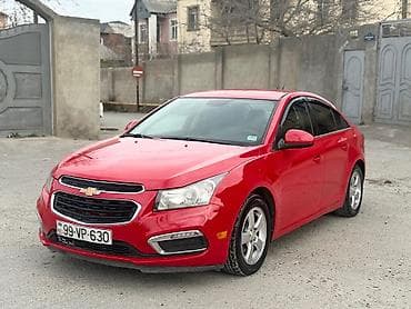 ses bogucular: Chevrolet Cruze – Qırmızı sedan - Kuzov: sedan, parlaq qırmızı rəng - — 2