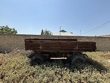 en ucuz evakuator: Kənd təsərrüfatı üçün ikioxlu qoşqu (traktor qoşqusu) - Korpus: tam — 3