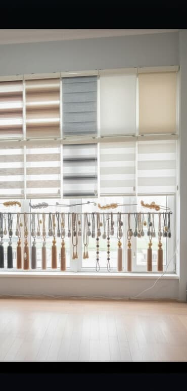 toxuma sapları: Jalüz və zebra pərdələr – ölçüyə görə hazırlanma və quraşdırma — 1