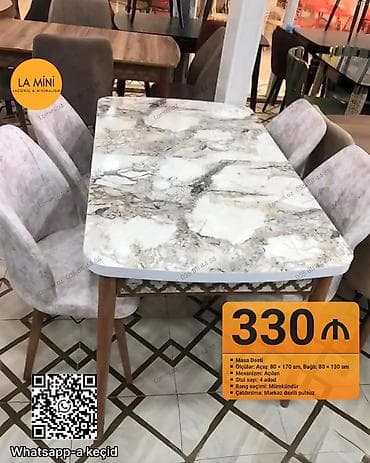 generator mini: Mətbəx üçün, Açılan, 4 stul — 1