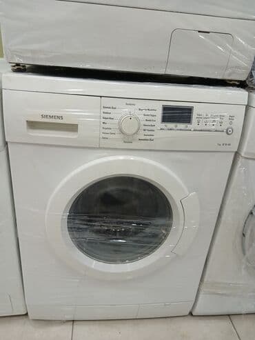 Mətbəx texnikası: Paltaryuyan maşın Siemens, 7 kq, İşlənmiş, Avtomat, Qurutma var, Kredit yoxdur, Ünvandan götürmə, Pulsuz çatdırılma, Ödənişli çatdırılma — 3