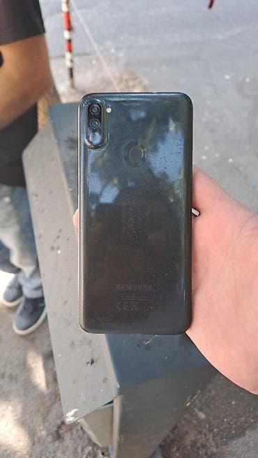 samsung 10a: Samsung Galaxy A20s, 32 GB, rəng - Qara, Qırıq — 1