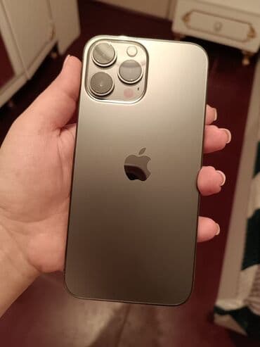 IPhone 13 Pro Max, 256 GB, Graphite, Face ID, Simsiz şarj, Sənədlərlə lalafo.az -da IPhone 13 Pro Max, 256 GB, Graphite, Face ID, Simsiz şarj, Sənədlərlə