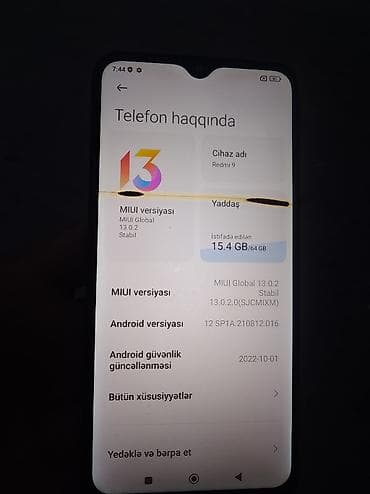 xiaomi redmi 9 t: Redmi 9, 64 GB, rəng - Qara, Barmaq izi, İki sim kartlı — 3