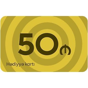 Hədiyyə kartı – 42 AZN - Məbləğ: 50 AZN - Kart tipi: Hədiyyə kartı -