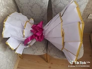 dekor guller: Böyük ölçülü bənövşəyi qızılabənövşə güllərdən ibarət dəbdəbəli buket — 3