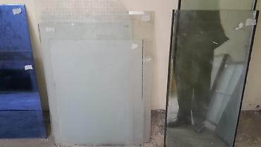 şüşə qapı: Müxtəlif ölçü və növlərdə şüşə panellər Adi Şüşə 90x59, 60x58 — 5