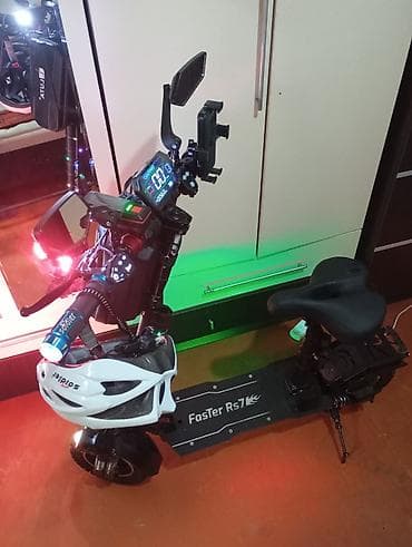 İdman və hobbi: FaSTer RS7 elektrik skuter - Güclü ikili ön proyektor faralar və — 7