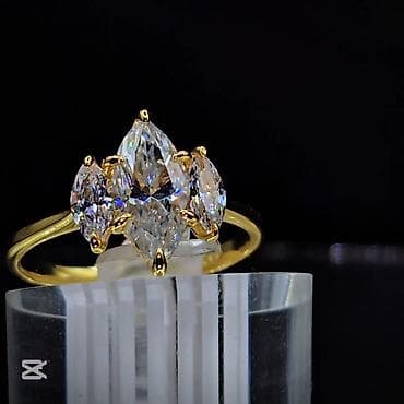 zergerlik: Nişan, Üzük, Gümüş, Brilyant, 2.01-2.50 Karat — 1