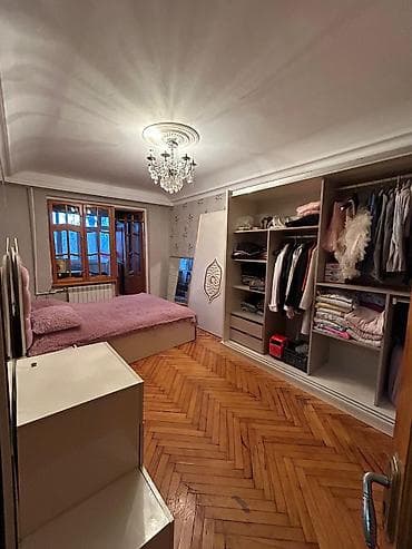 4cu mkr kiraye evler: 3 otaqlı mənzil – geniş eyvanlı - Planlaşdırma: uzun dəhlizli, 3 ayrı — 7