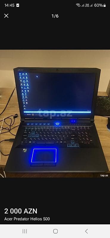 gtx 660: Acer Predator Helios 500 (Model: PH517-51) - Ekran: 17.3", Full HD — 5