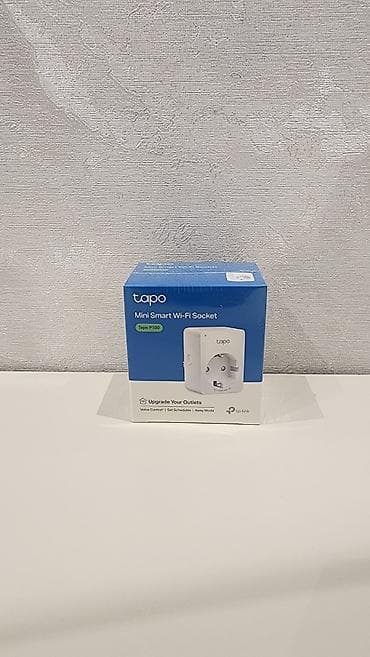 Rozetkalar: TP-Link Tapo P100 – Mini Smart Wi‑Fi Socket - Wi‑Fi ilə idarə olunan — 1