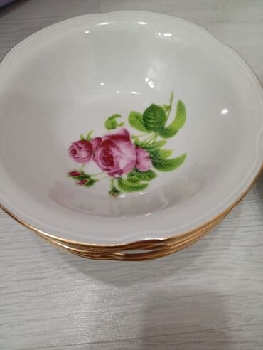 Qab-qacaq dəstləri və servizlər: Nahar dəsti, rəng - Ağ, Farfor — 5