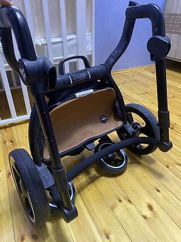 Коляски: Классическая прогулочная коляска, Foofoo, Б/у, Бесплатная доставка — 4