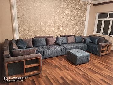 mebel fabriki: Künc divan, Qonaq otağı üçün, Parça, Bazasız, Açılmayan — 5