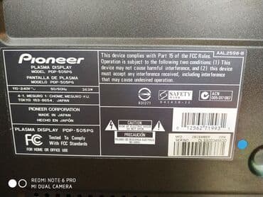 plazma tilvizor: Pioneer markalı plazma televizor ekraninda deyesen problem var deqiq — 5