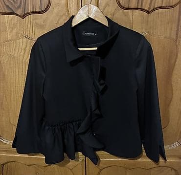 dest paltarlar: Qadın kostyumu – MYRANG brendi eu 36/38 - Rəng: qara - Dəst: jaket və — 2