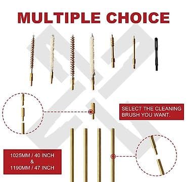 Alət dəstləri: PCP tir və qatlanan tirlər üçün tam peşəkar lülə təmizləmə dəsti. 4.5 — 5