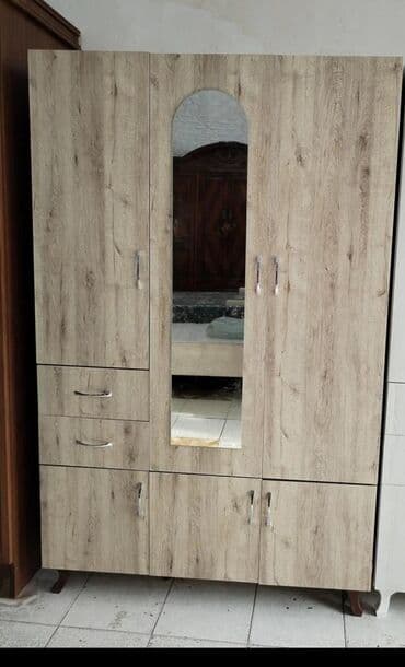 горка для посуды: Новый, Распашной, 3 двери Прямой шкаф, Шкаф-вешалка, Азербайджан — 15