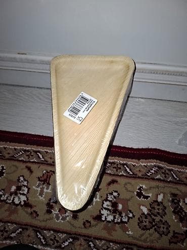 cay qabi: Məhsul: Birdəfəlik servis dəsti Tərkib: - Palma yarpağından — 5