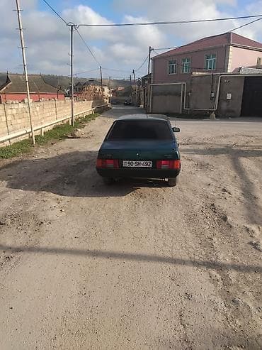 maşin vaz: LADA Samara (21099) sedan - Kuzov: 4 qapılı sedan, tünd yaşıl rəng - — 9