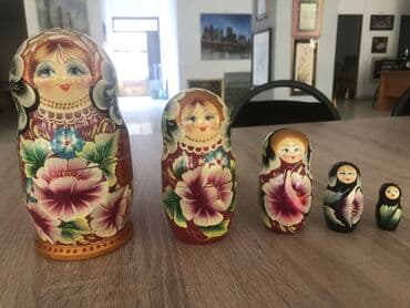 Boşqablar: Винтажные матрешки — 3