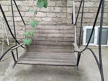 2el mebeler: İşlənmiş, Skamya-yelləncəl, Zontiksiz, Metal — 7