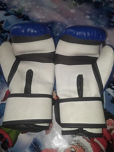 mağaza oyun dəsti: YUKON “ALPHA” boks əlcəkləri - Rəng: mavi/çəhrayı ağ detallarla - — 3