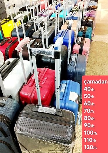 Çamadanlar – müxtəlif ölçü və rənglər - Sərt korpus (ABS/PP tipli)