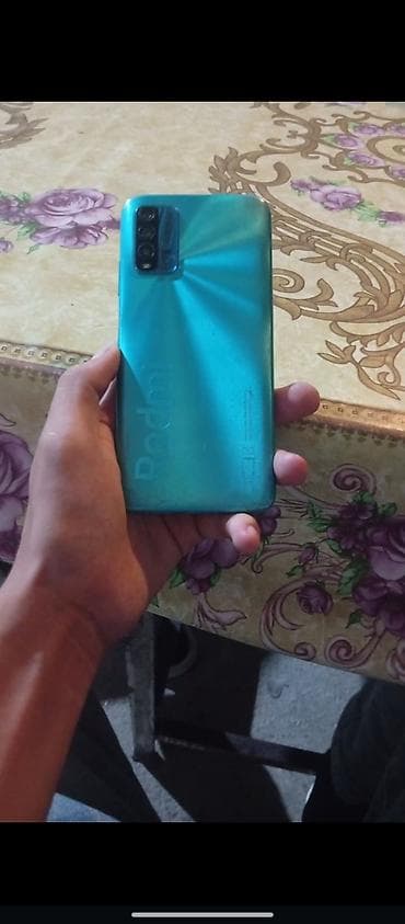 ucuz.telefonlar: Redmi 9T, 128 GB, rəng - Mavi, Barmaq izi — 1