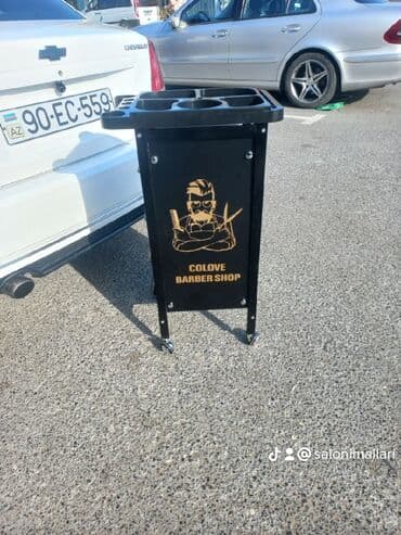 künc rəf: Etajarka salon ucun berber ucun kraska qoymaq üçün etajarka — 4