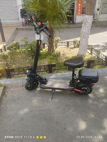 Elektrik nəqliyyatı: Yeni Elektrik samokat 10", 251 - 350 Vt, > 45 km/s, Ödənişli çatdırılma — 2