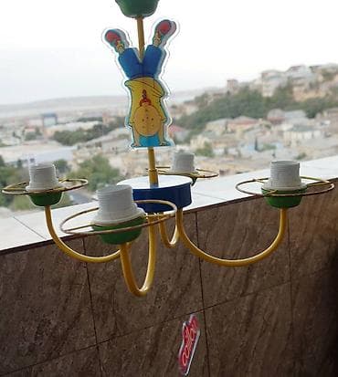 Çılçıraq, 4 lampa, Metal