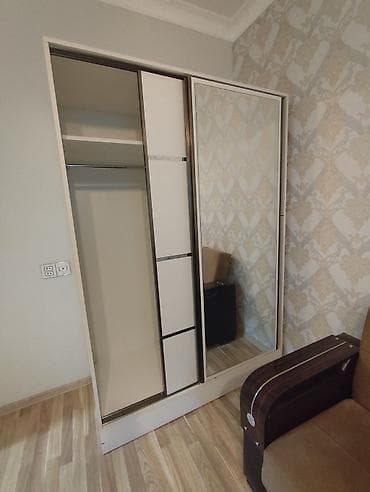 siyirmeli skaf: 2 qapılı, Siyirməli, Ağ, Digər material, Kupe, Düz dolab — 1