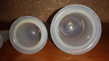 iydə tozunun qiyməti: Vakuum silikon bankalar. 2 dene kiçik ölçülü olanları kosmetikdir. 4 — 6