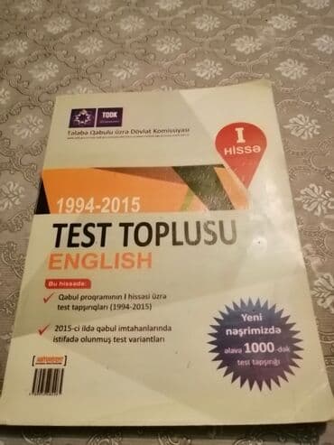 8 ci sinif riyaziyyat test toplusu pdf: Test toplusu 5 (tqdk) — 1