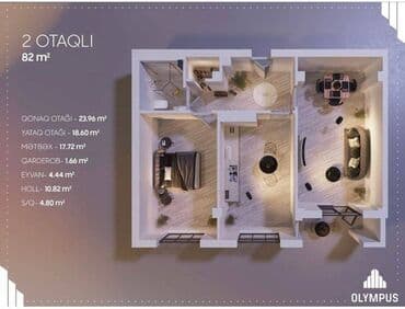 gəncə komsomol: M. Həzi Aslanov, 2 otaqlı, Yeni tikili, m. Həzi Aslanov, 82 kv. m — 8