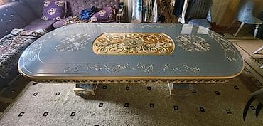 saç stolu: Qonaq masası, Yeni, Açılmayan, MDF, Oval masa — 10