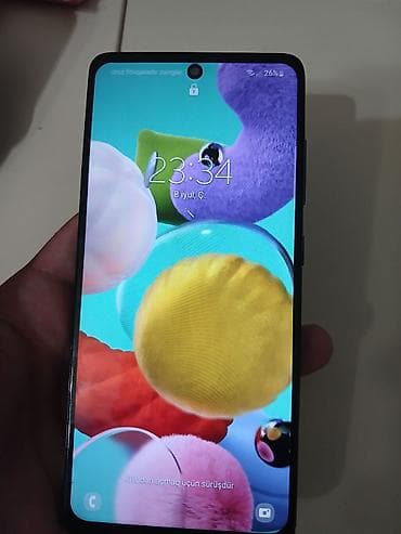 nar mobile modem: Samsung Galaxy A51, 64 GB, rəng - Göy, Face ID, Sensor, İki sim kartlı — 3
