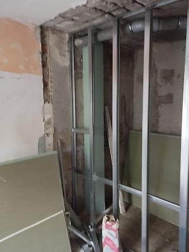 Peyk antenalarının quraşdırılması: Gipsokarton arakəsmə və karkas sistemi,otopleni sistemi kombbi — 2