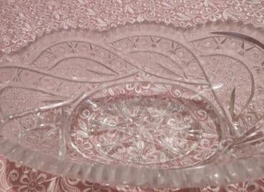 вазы ручной работы: LODKA BOYUK XRUSTAL DEFFEKTI YOXDU 50 MANAT — 4