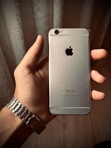IPhone 6, Matte Silver, Отпечаток пальца — 6